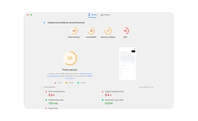 Analyse de performances avec PageSpeed Insights