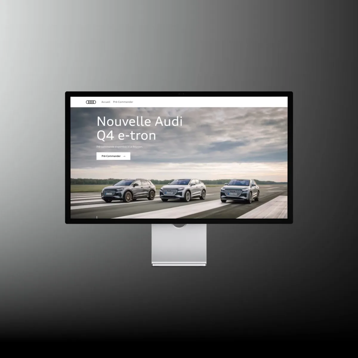 Présentation du site Audi Q4 e-tron