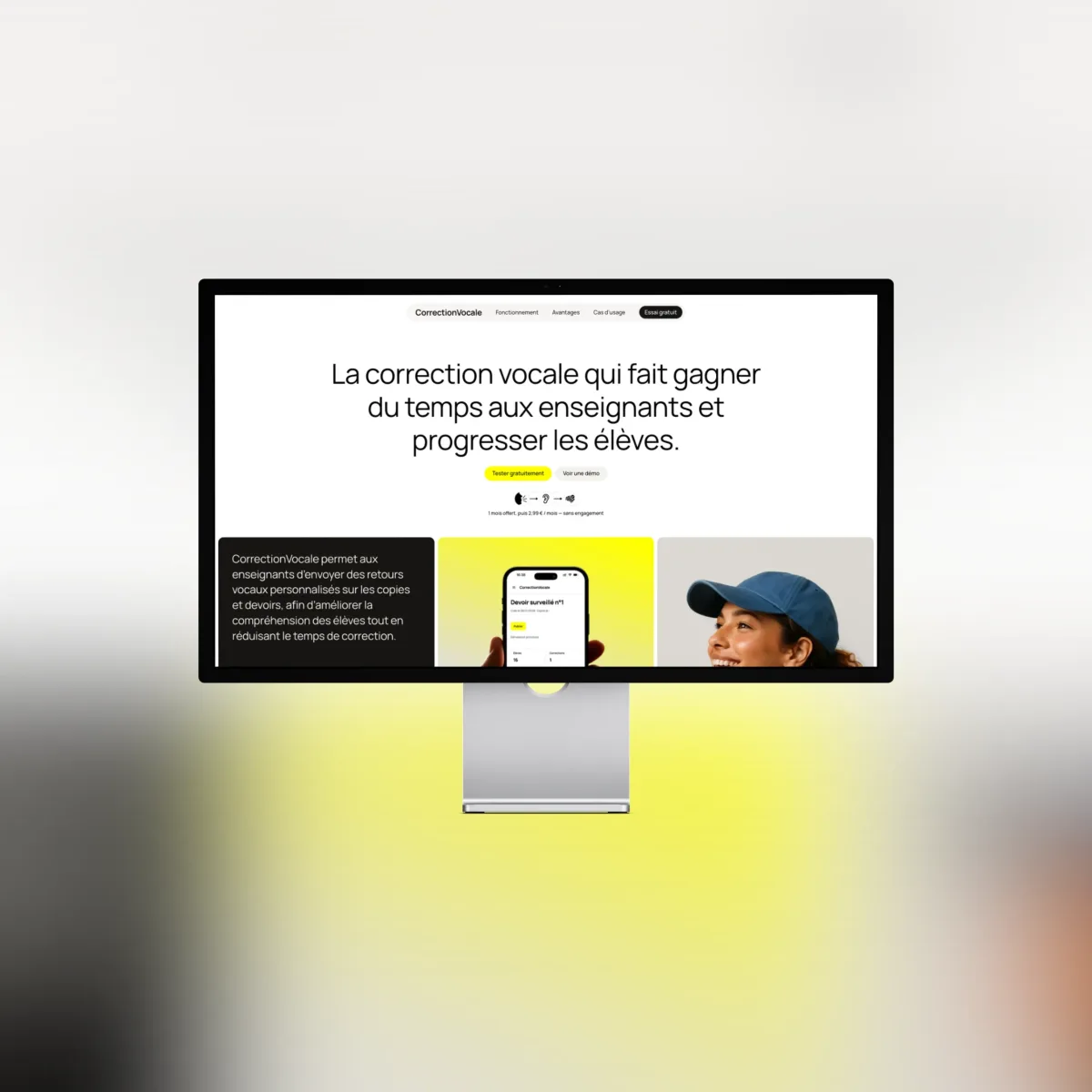Présentation de l’application web CorrectionVocale
