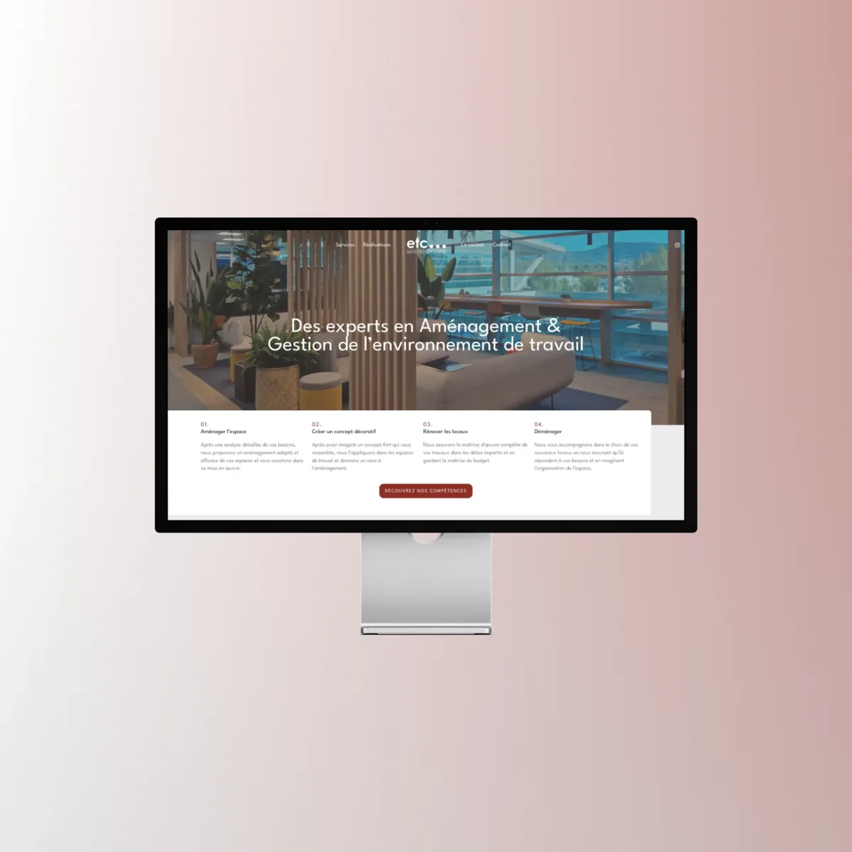 Présentation du site vitrine ETC