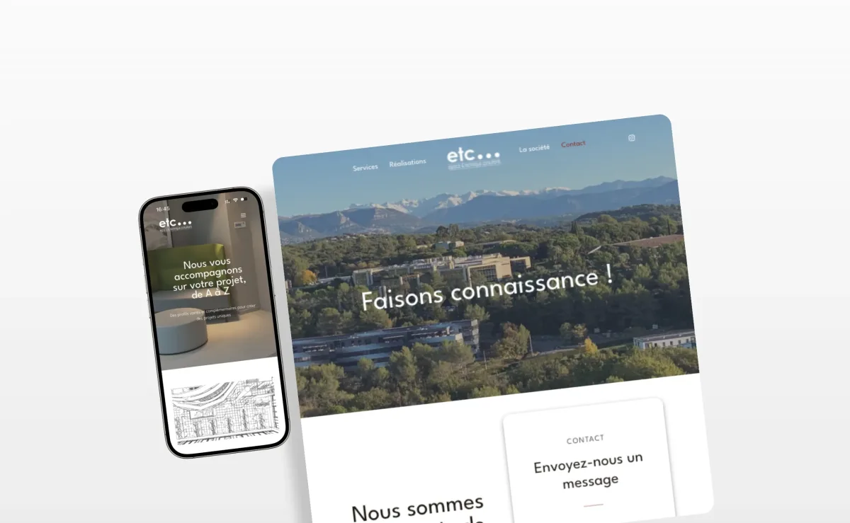 Parcours de consultation du site ETC
