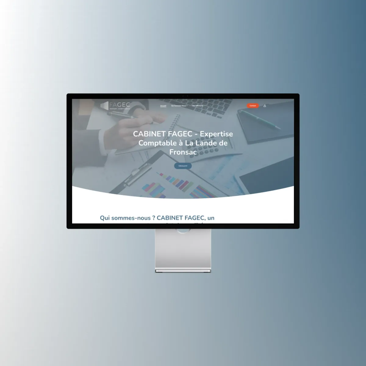 Présentation du site internet Fagec