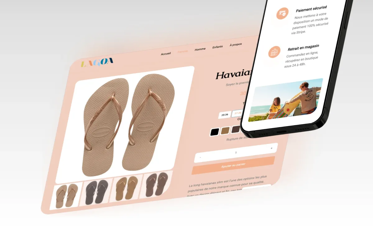 Catalogue des claquettes Havaianas proposé par Lagoa