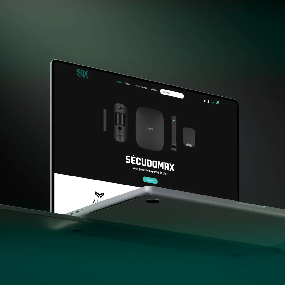 Présentation de la boutique en ligne Sécudomax