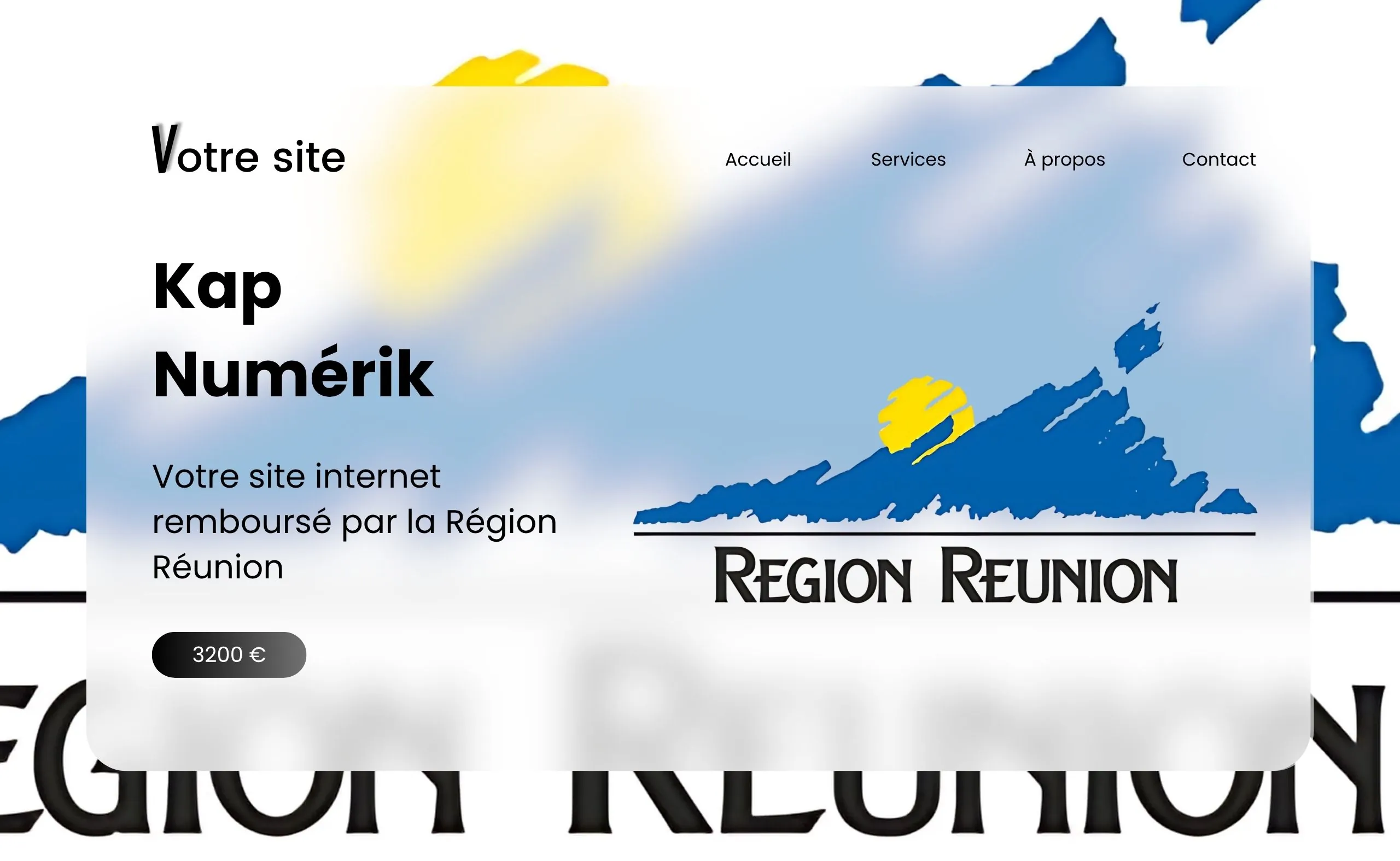 site-internet-finance-avec-le-kap-numerik-region-reunion-3200-euros